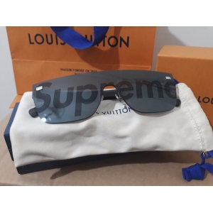 SUPREME×LOUIS VUITTON/シュプリーム×ルイヴィトン　ロゴプリントクリアサングラス　City Mask SP Sunglasses