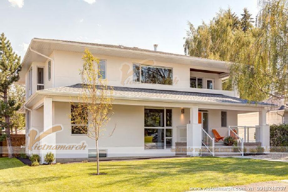 Mẫu biệt thự nhà vườn hiện đại, mang phong cách Tây Âu 